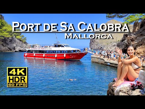 Port de Sa Calobra Beach Walk Mallorca 4K 60fps HDR (UHD) Dolby Atmos 💖 Balearic Islands 👀 Spain 🇪🇸