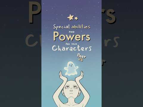 special ability and power ideas for your characters, part 26 👻#writing #originalcharacter #oc #art