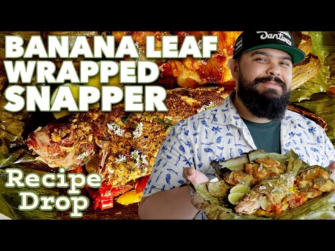 Banana Leaf-Wrapped Snapper & Breadfruit Tostones (Chillo en Hoja con Tostones de Pana) | Food52