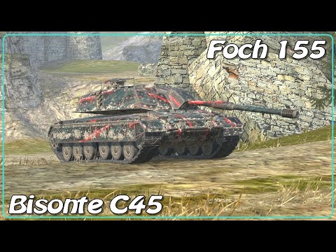 Bisonte C45 • Foch 155 • WoT Blitz *SR