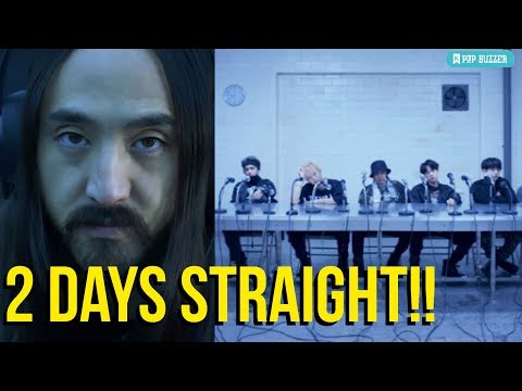 BTS Steve Aoki 'MIC Drop Remix' is #1 on the American iTunes Song Chart 2 Days In A Row