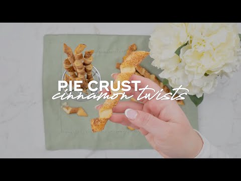 Pie Crust Cinnamon Twists recipe (great way to use leftover pie dough)