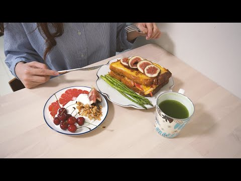 无花果蟹蛋三明治和炖了一个小时的鸡汤 Fig Crab Egg Sandwich Chicken Soup