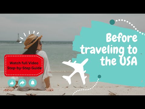 Traveling USA| Watch Full Video| Guide to Travel| Find Easy way | Step by Step Guide|