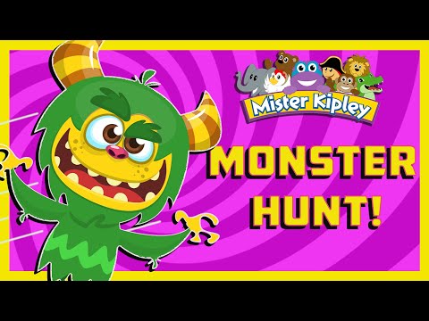 We're Going on a Monster Hunt - Movement Song with Actions, preschool, kindergarten, home school