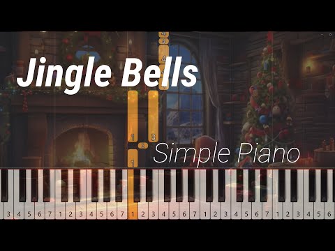 Christmas song 🌲Jingle bells🌲 Single Hand Piano Tutorial 單手簡易版