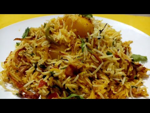 Aloo Dum Biryani Recipe/ Dum Aloo Biryani/Resturant Style Veg Dum Aloo Biryani/दम आलू बिरयानी .