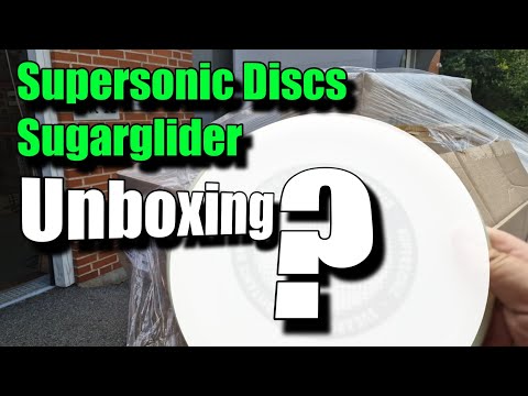 Supersonic Discs Sugarglider Glow Flake unboxing