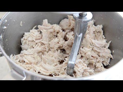 HOW TO MAKE TONS OF CHICKEN IN THE SLOW COOKER + MY SECRET FOR SHREDDING IT QUICKLY