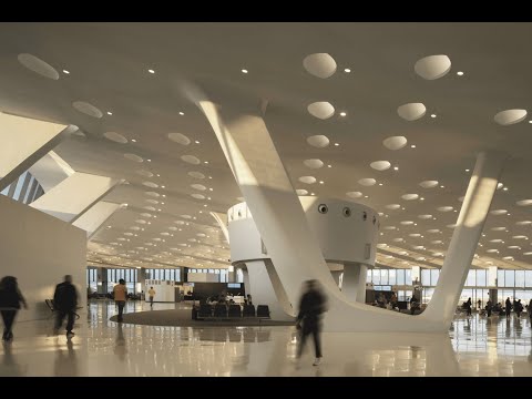 O'Hare Terminal 5 Expansion: Innovative Roof Design Through Parametric Scripting | HOK