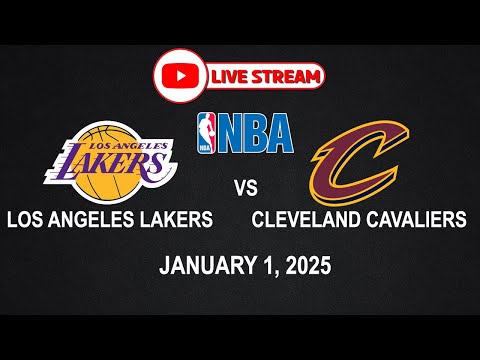 NBA LIVE! LAKERS vs CAVALIERS | NBA REGULAR SEASON | January 1, 2025 | NBA2K24 Simulation Only