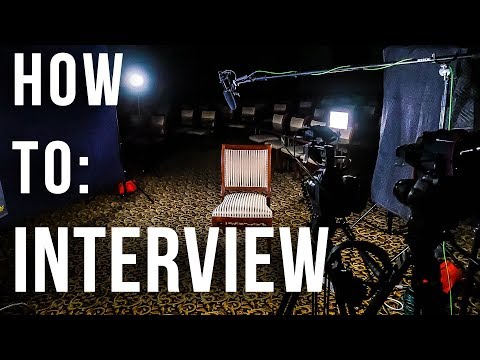 HOW TO: INTERVIEW // Lighting, Camera, Audio, Framing TUTORIAL for Video Production