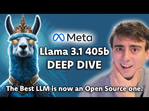 Llama 3.1 405b Deep Dive | The Best LLM is now Open Source