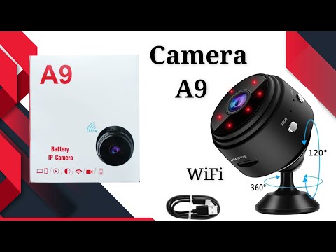 Міні Камера А9 WIFI. Як підключити камеру А9 до телефона. A9 mini wifi camera.How to setup camera A9