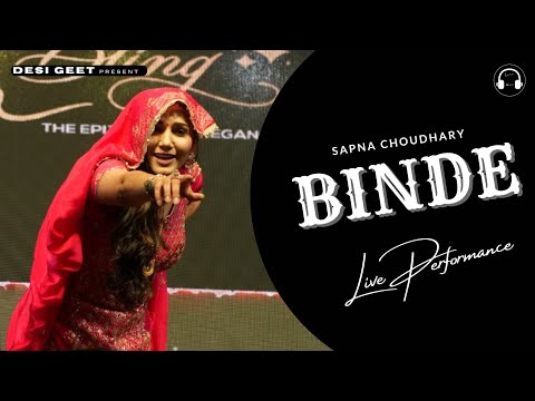 Binde | Sapna Choudhary Dance Performance | New Haryanvi Song 2023