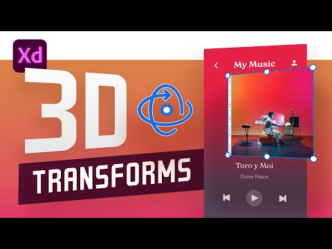 How to use 3D Transforms in Adobe XD (Design Tutorial)