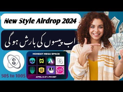 New Best Airdrop Profit 100$ to 150$ || Online free may Pasay kasay kamay || Big loot 😍