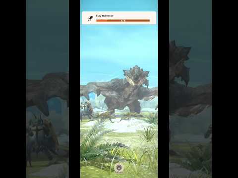 Monster hunter now - Azure Rathalos⭐6 #gameandroid #shortvideo #mhnow #monsterhuntermobile #gunlance