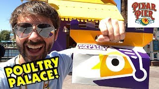 Poultry Palace! Pixar Pier FOOD REVIEW!