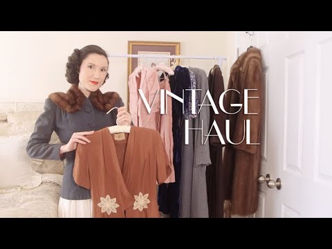 Collective Vintage Haul - 1930s and 1940s | Carolina Pinglo