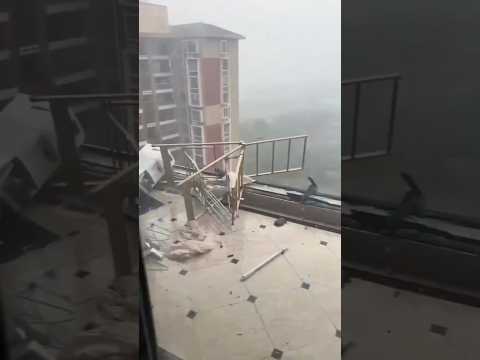 ⚠️ Windstorm in China #wbjadventures #windstorm #hurricane