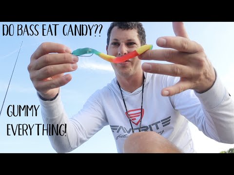 BASS FISHING.....USING CANDY!!! WILL IT WORK???