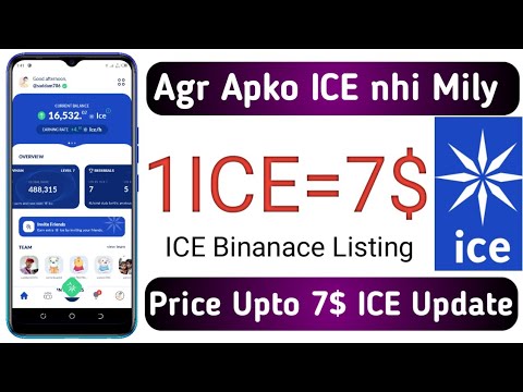 ice network update today || ice network binance listing || ice jinko nhi mily || ice price Update