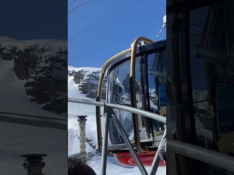 TITLIS Rotair - the first revolving cable car in the world, at Stand Gondola station, Switzerland!