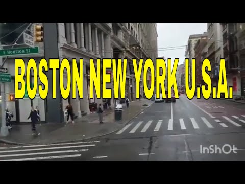 Vlog #1050 The Streets And Highway At Boston New York U.S.A.