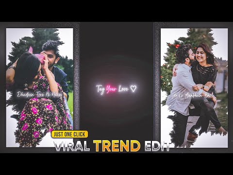 New Trending Glow Reels Lyrics Video Video in Alight Motion | Trending Ink Splash Lyrics Editing