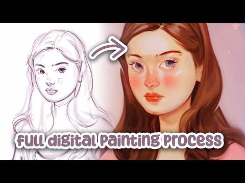 Clip Studio Paint Speedpainting ✦  4k relaxing process