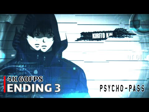 Psycho-Pass - Ending 3 【Fallen】 4K 60FPS Creditless | CC