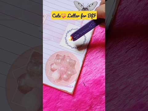 Cute💝 letter for BfF #creative #satisfying #youtubeshorts #bff #giftideas #letter #viral #ashortaday