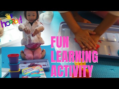 HOME DAYCARE FUN LEARNING ACTIVITY / Idea for Sensory Playing for Kids