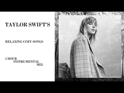 taylor swift's cozy fall tracks | 2 hour lofi instrumental mix