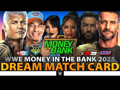 WWE Money in the Bank 2025 - Dream Match Card [v2] | Bevelock