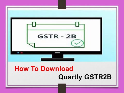 How To Download GSTR 2B Quarterly In GST Portal Telugu? How To Download GSTR 2B Quarterly ?