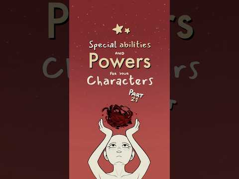 special ability and power ideas for your characters, part 21 🩸#writing #oc #originalcharacter #art