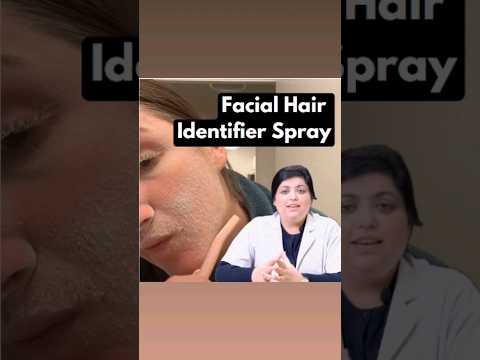 VIRAL Hair Identifier Spray #facialhair #hairremoval #shorts #DMC