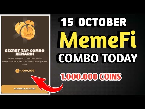 MEMEFI SECRET COMBO TODAY 15 OCTOBER 2024 | MEMEFI DAILY COMBO | MEMEFI COMBO TODAY | MEMEFI COMBO