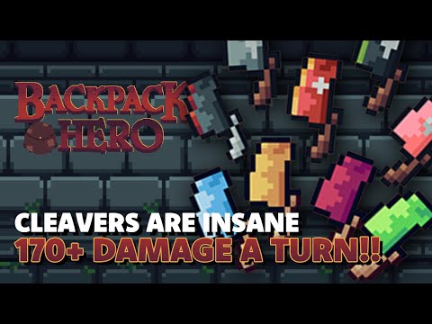 NEW UPDATE | INSANE Cleaver Build in Backpack Hero | 170+ dmg per turn