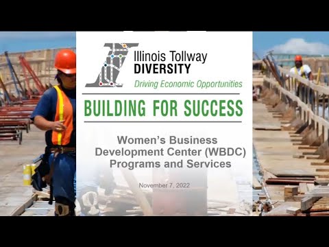 Illinois Tollway Webinar Woman Business Development Center Programs and Services