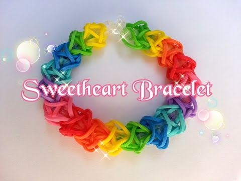 Sweetheart Bracelet Rainbow Loom Bracelet Tutorial ~ How To