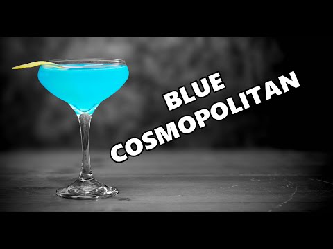 The Ultimate Blue Cosmopolitan Cocktail | Booze On The Rocks