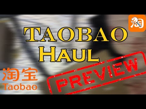 TAOBAO Haul SNEAK PEAK! | Taobao Unboxing | TAOBAO Haul