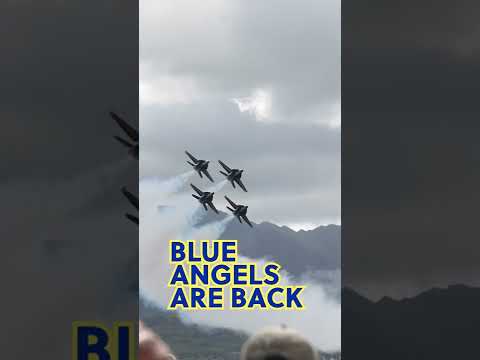 Blue Angels return to hawaii after 7 years!!!