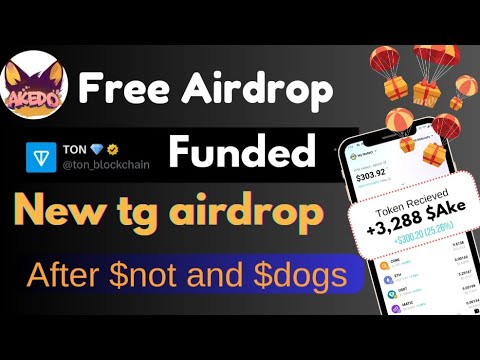 Ton blockchain funded Akedo gaming free Airdrop on telegram | crypto airdrops