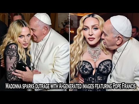 Madonna sparks outrage with AI-generated images featuring Pope Francis