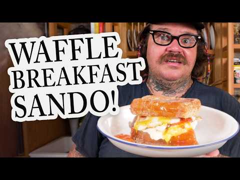 Deep Fried Waffle Breakfast Sandwich | Soups, Salads, Sandwiches