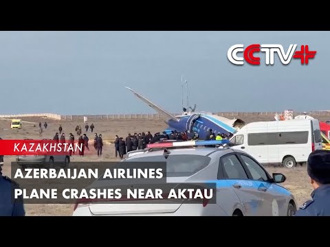 Azerbaijan Airlines Plane Crashes near Aktau